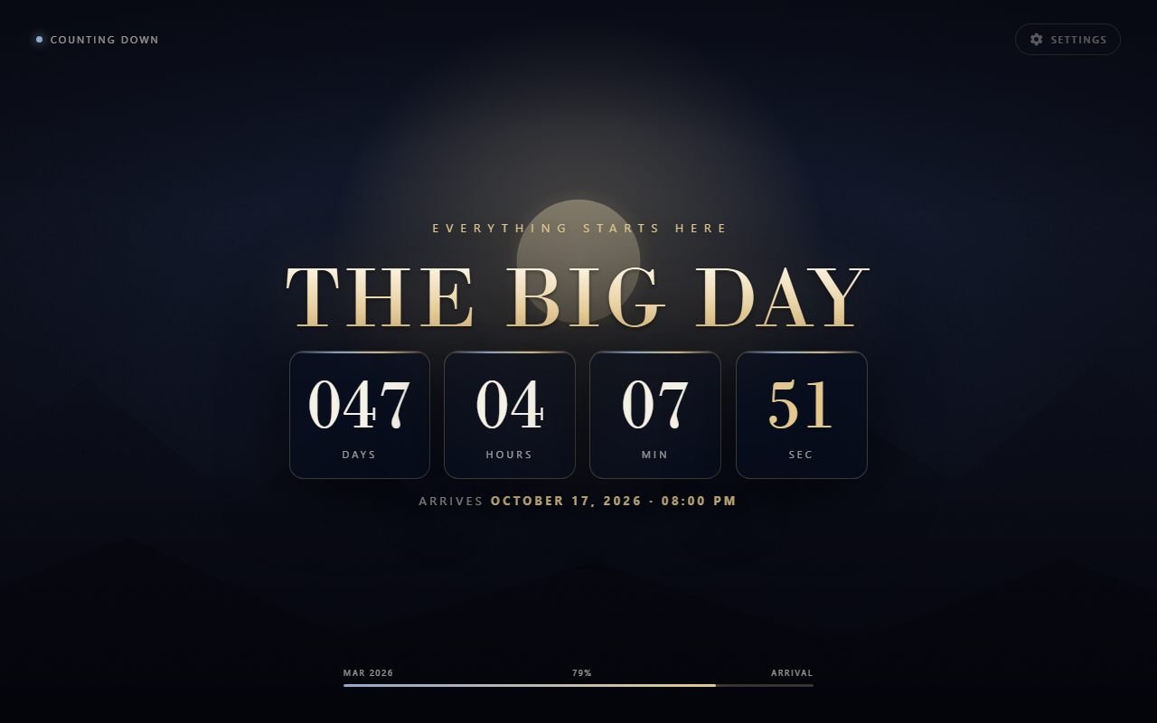 Onyx theme: deep midnight blue with gold serif type.